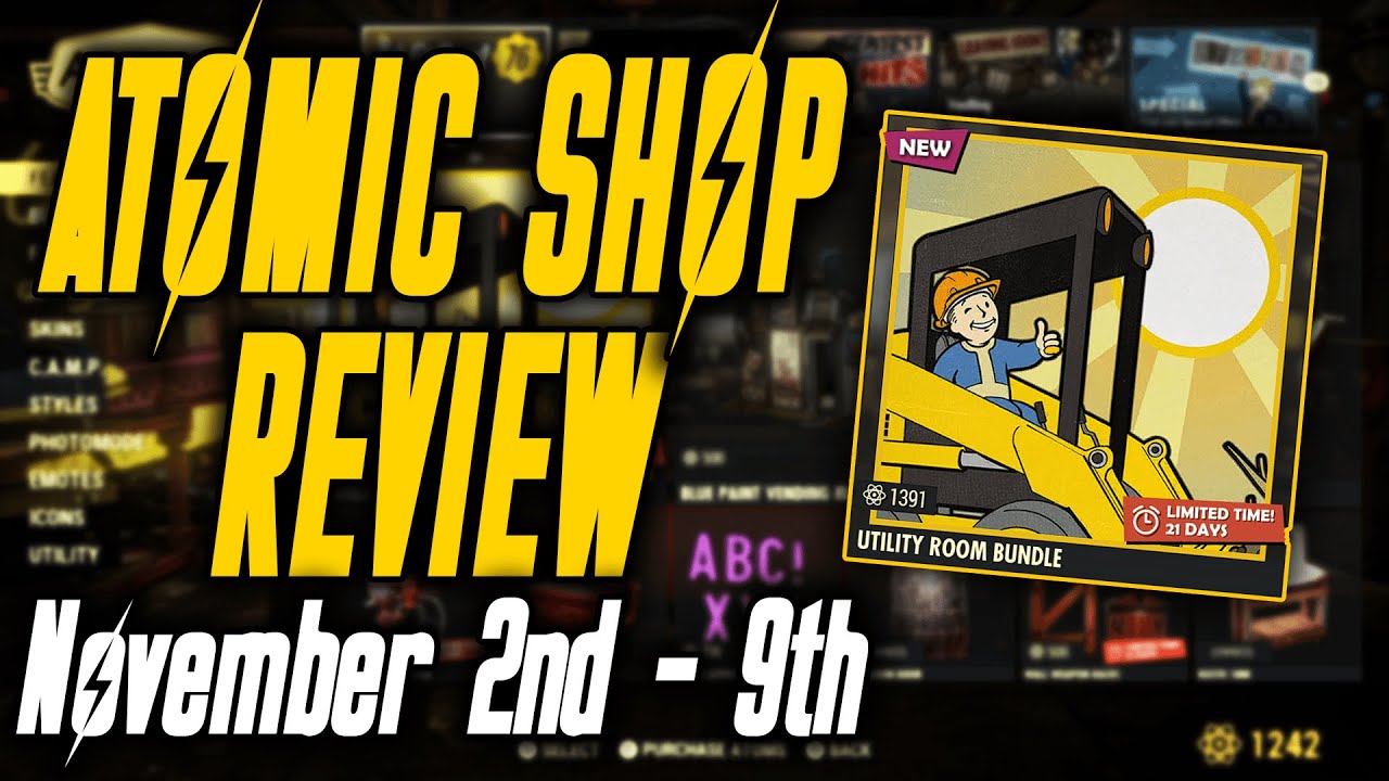 Fallout 76 Atomic Shop Update | November 2nd - 9th