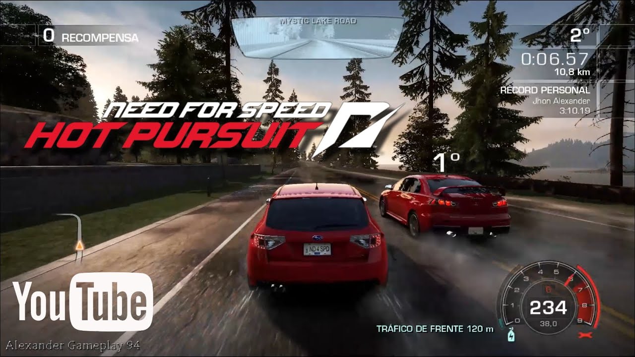 Need for Speed: Hot Pursuit (2010) Duel Gameplay  [60FPS]  (PC HD)