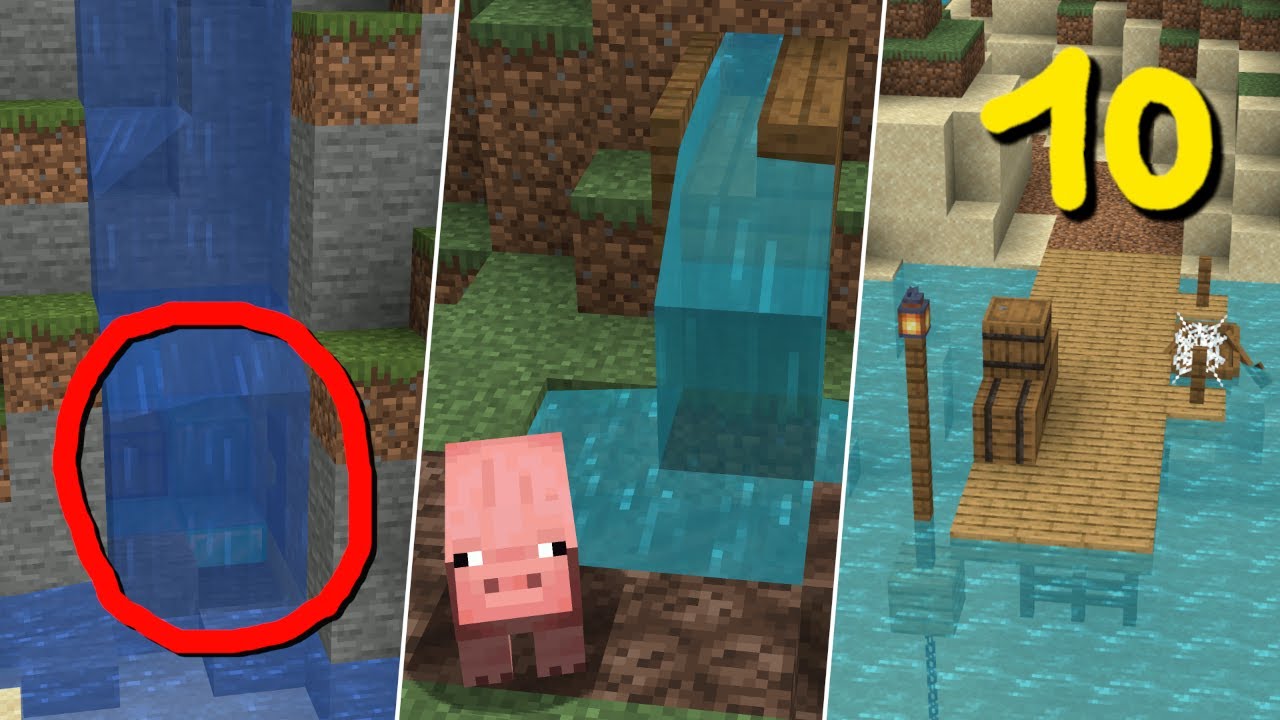 10 SECRET Island Build Hacks in Minecraft!