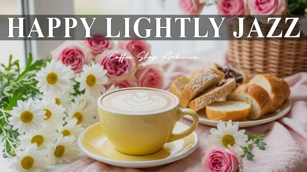 Happy Lightly Jazz☕❄️ Cozy Cafe Jazz & Smooth Bossa Nova Piano for Work & Study.