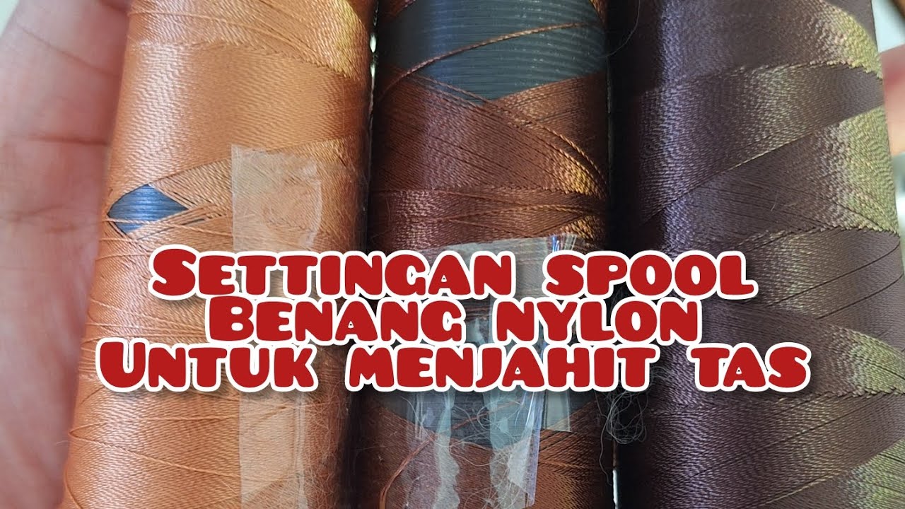 Tips menjahit menggunakan benang nylon