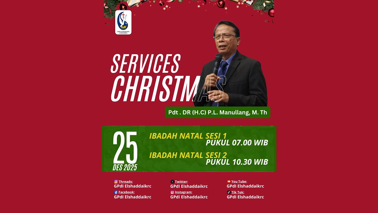 IBADAH PERAYAAN NATAL 24 DES 2025 (SESI 2)