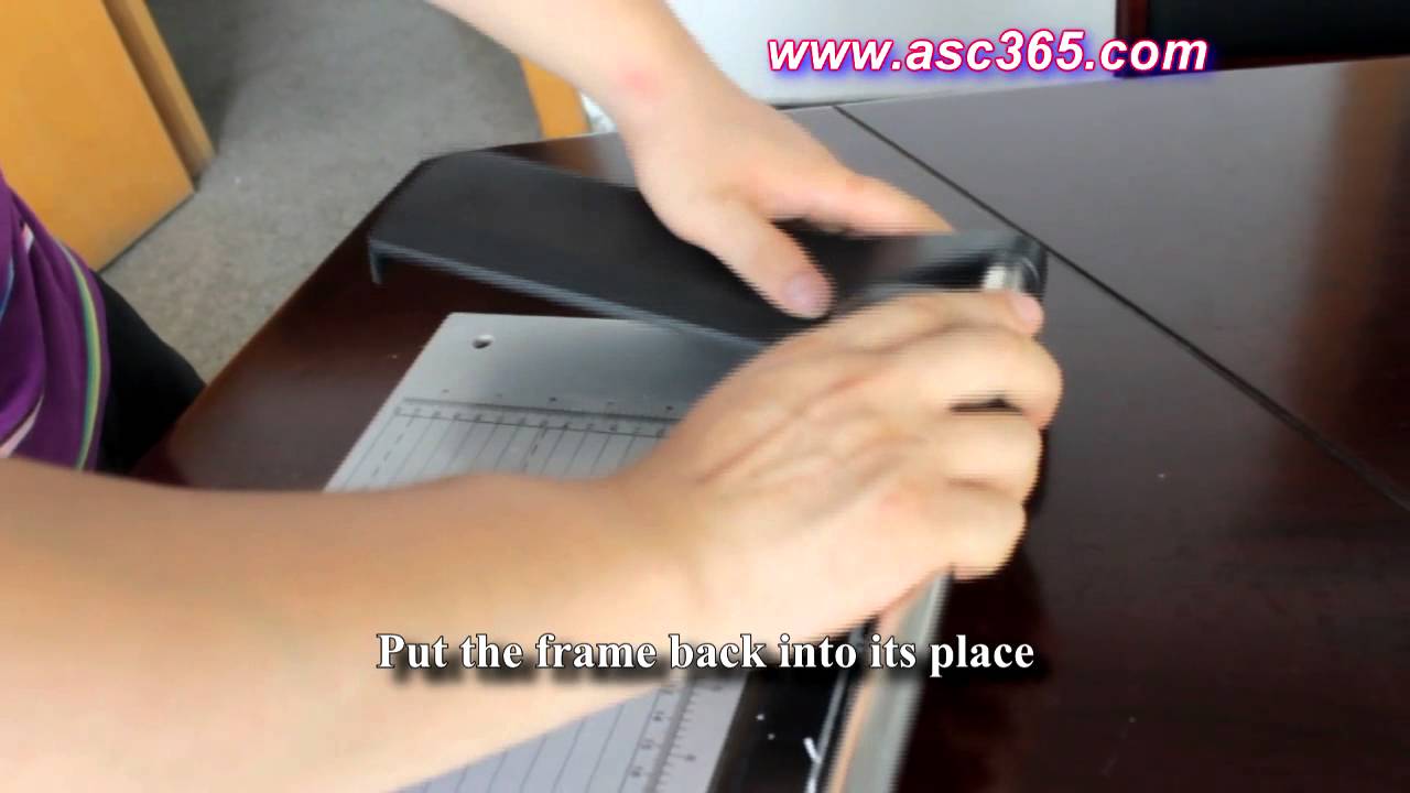 How to change the blade of rotary trimmer cutter