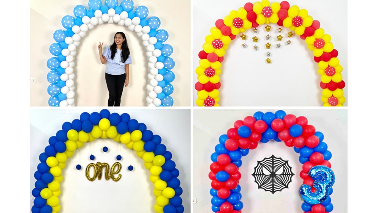 4 Different Types of Balloon Arch Design