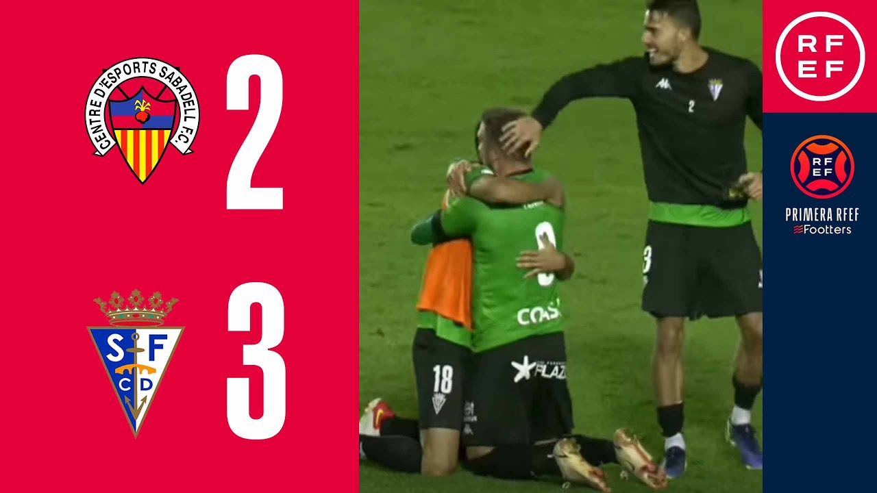 RESUMEN | CE Sabadell FC 2-3 San Fernando CD Isleño  | PrimeraRFEF | Jornada 12 | Grupo 2