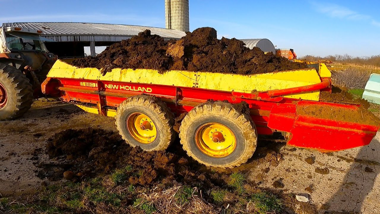 Warm February Spring Manure Hauling