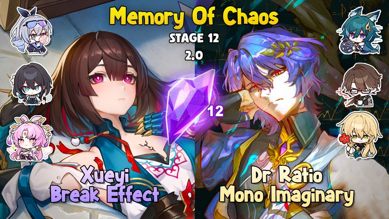 MOC 12 - E6 Xueyi Break & E0S1 Dr Ratio Mono Imaginary - Honkai: Star Rail 2.0