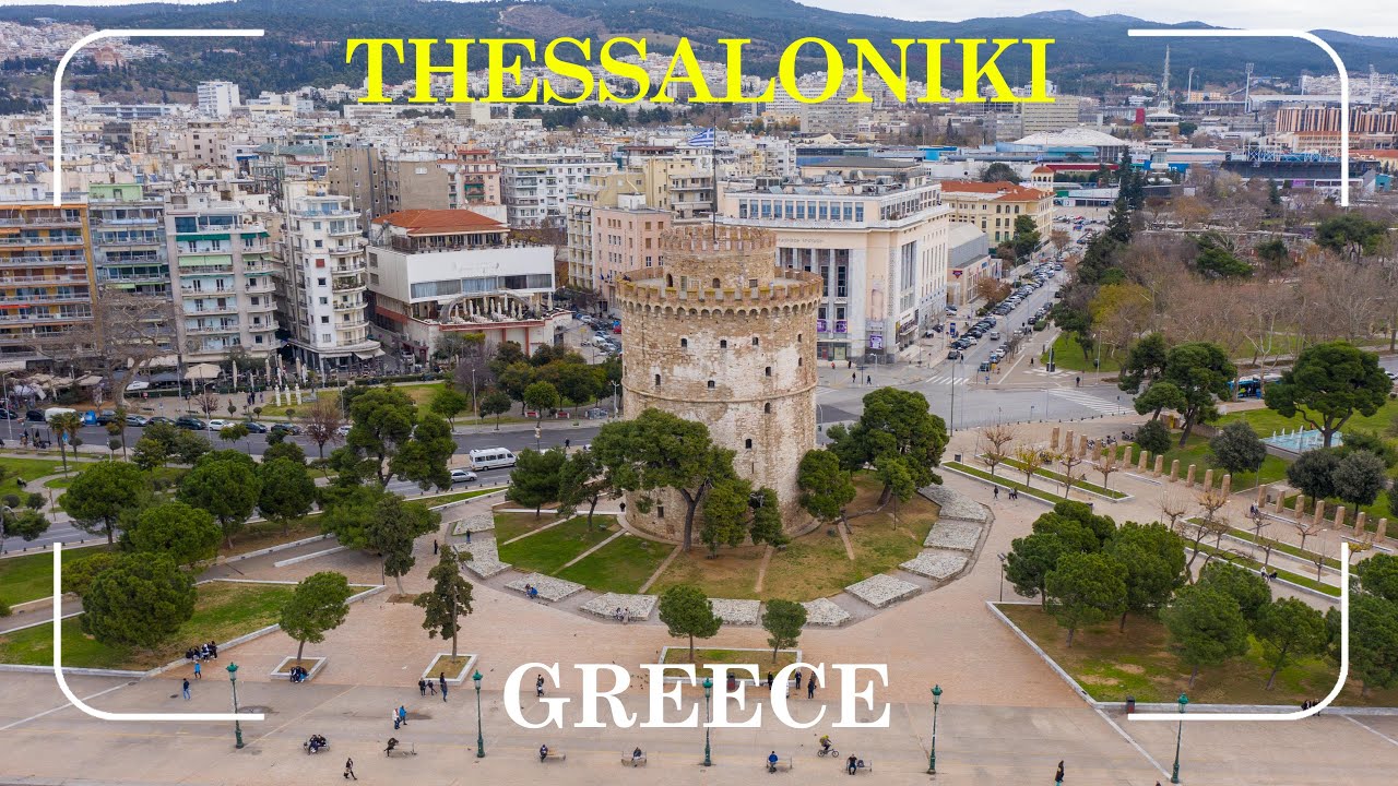 Thessaloniki Greece Cinematic 4K