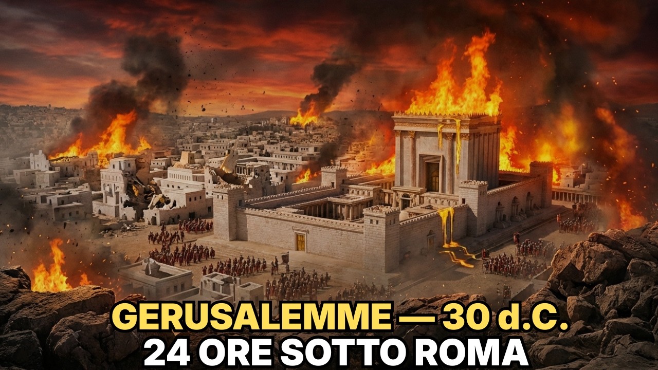 24 ore a Gerusalemme sotto l'Impero Romano: com'era vivere nella Città Santa? (30 d.C.)