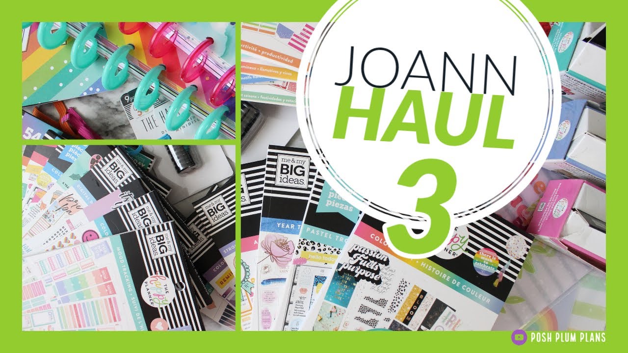 Joann Haul | Happy Planner Haul | Spring Release 2020 | Clearance & New