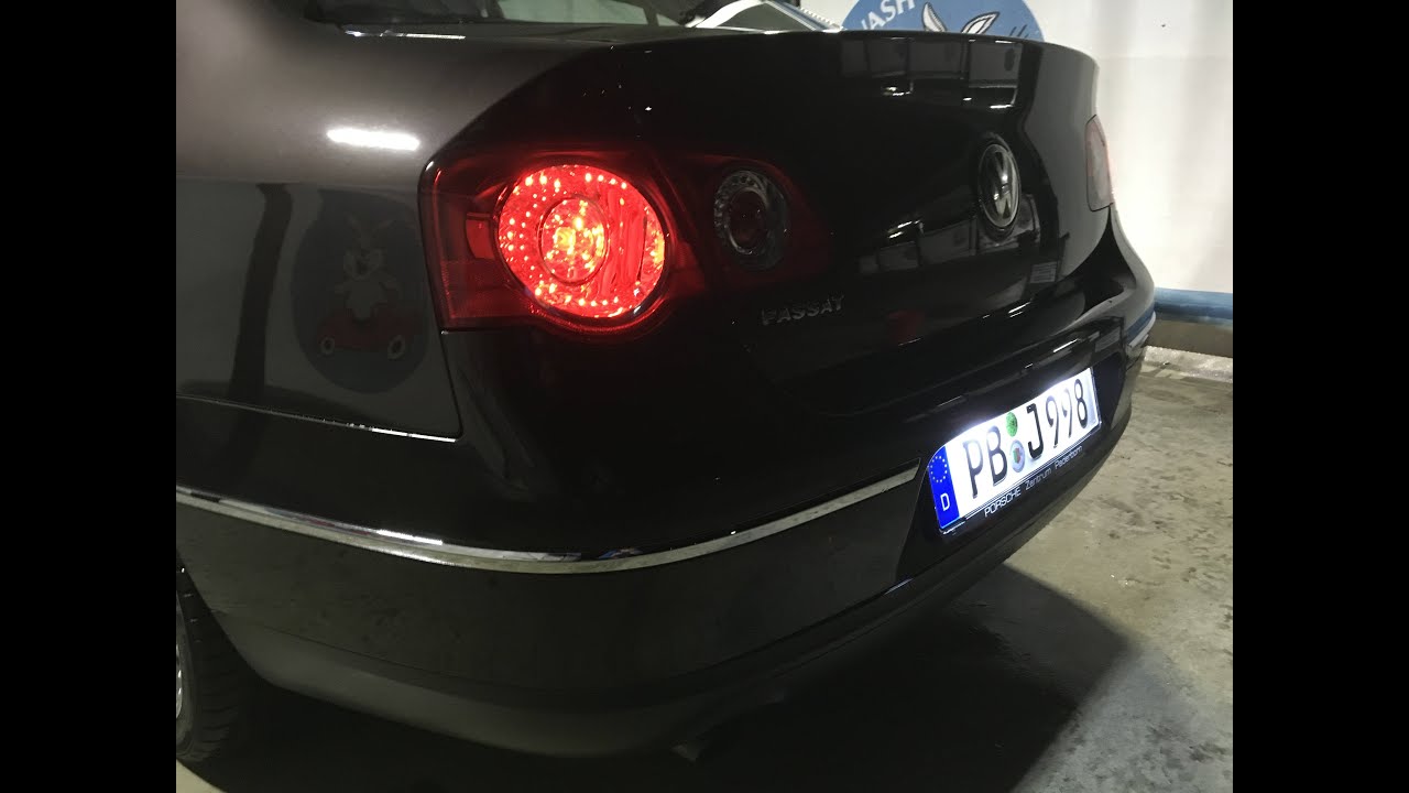 LED Kennzeichenbeleuchtung nachrüsten | wechseln - VW Passat 3C B6 | Golf | Jetta