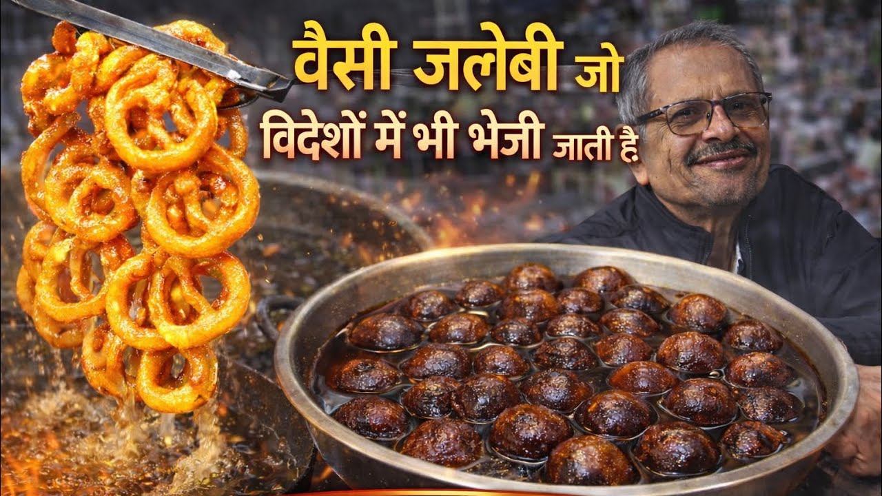 World Famous Mawa Jalebi & Gulab Jamun |Indian Food That Melts in Mouth😋|Vlog 3|Rajkumar singh vlogs