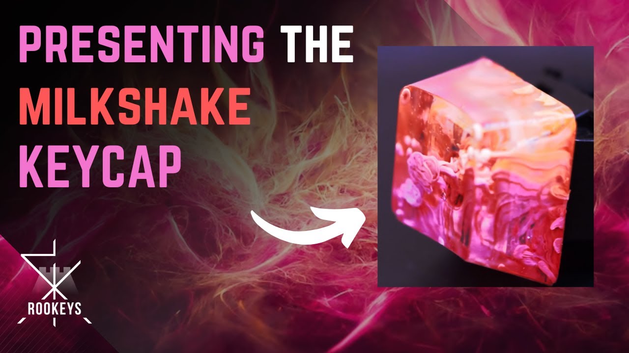 The Milkshake Resin Keycap  #keycaps