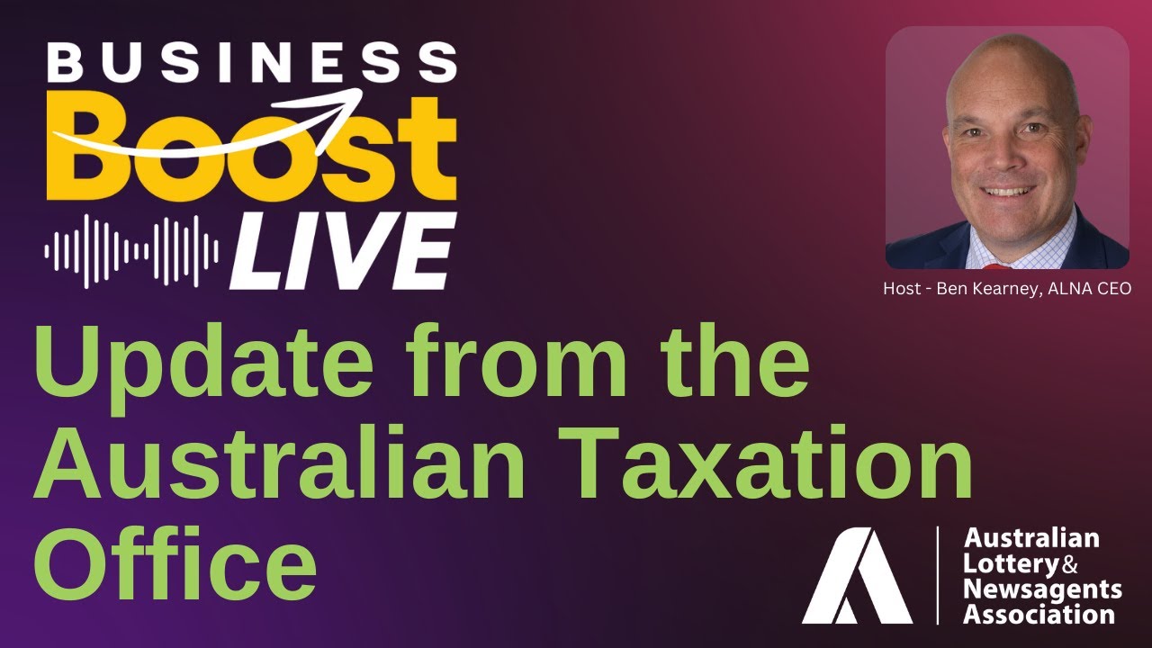 Business Boost Live   Update form the Australian Tax Office