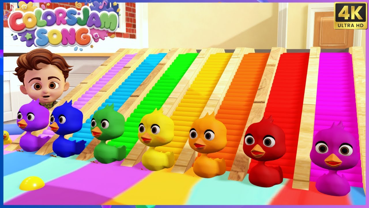 Color Changing Duck | Fun Learning Colors Nursery Rhyme 🎨🦆