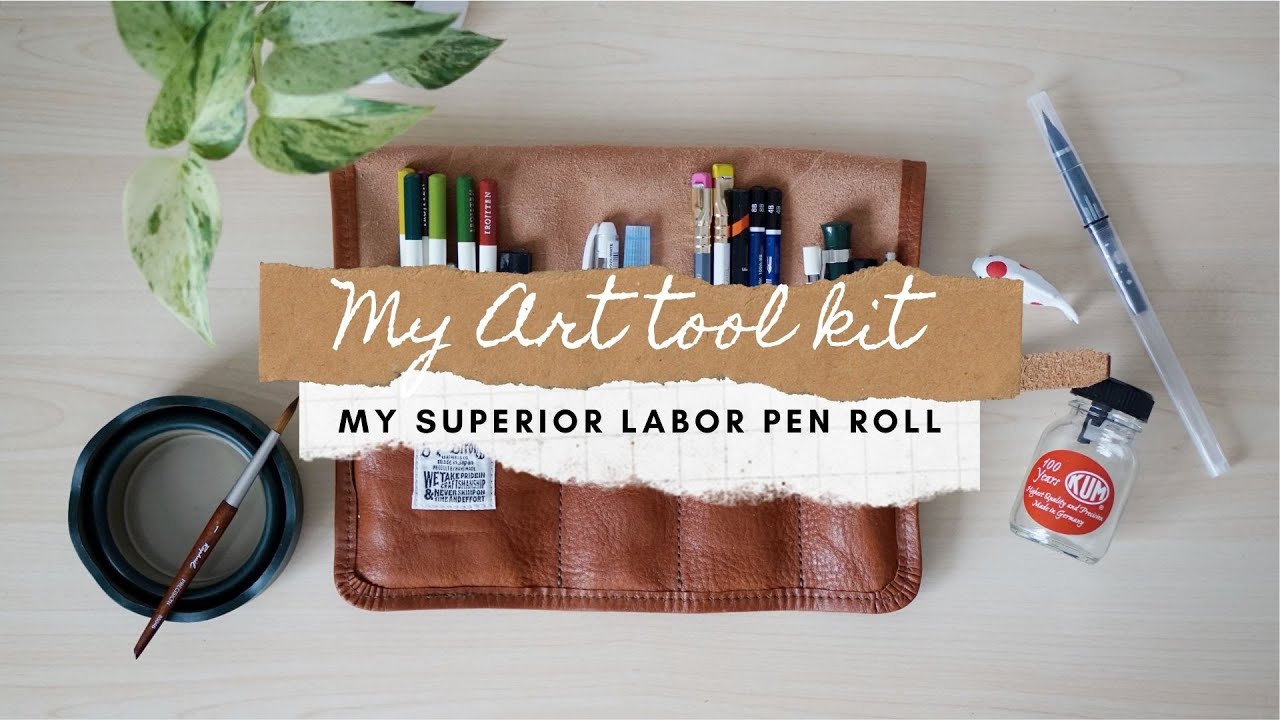 What's in my Superior Labor Pen Roll: Art Tool Kit + Mini Haul (Lengthy)
