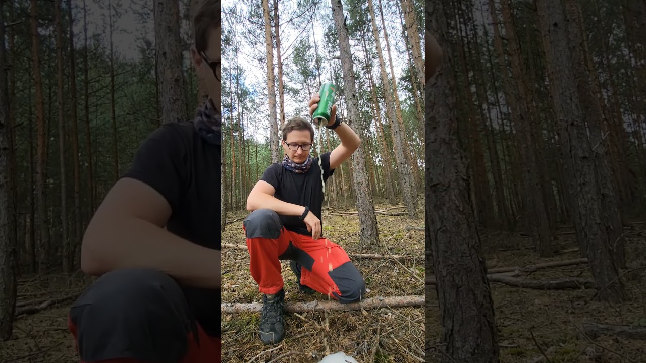 Piwo uratuje Ci życie jeśli..  #profesorbushcraftu #outdoor