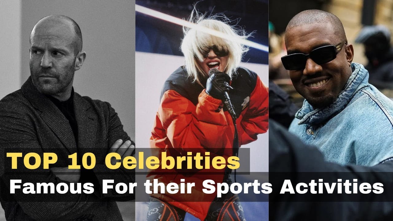 Top 10 Celebrities | Famous for their Sports activities in 2022 #topcelebrites #top10 #kanyewest