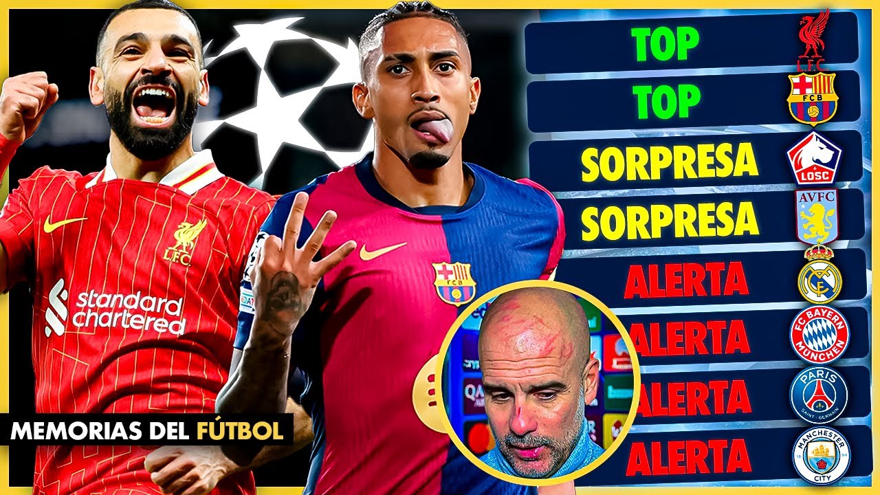 As&iacute; fue la &Eacute;pica LIGA de la Nueva CHAMPIONS (2024-25) Resumen 1&ordf; Fase