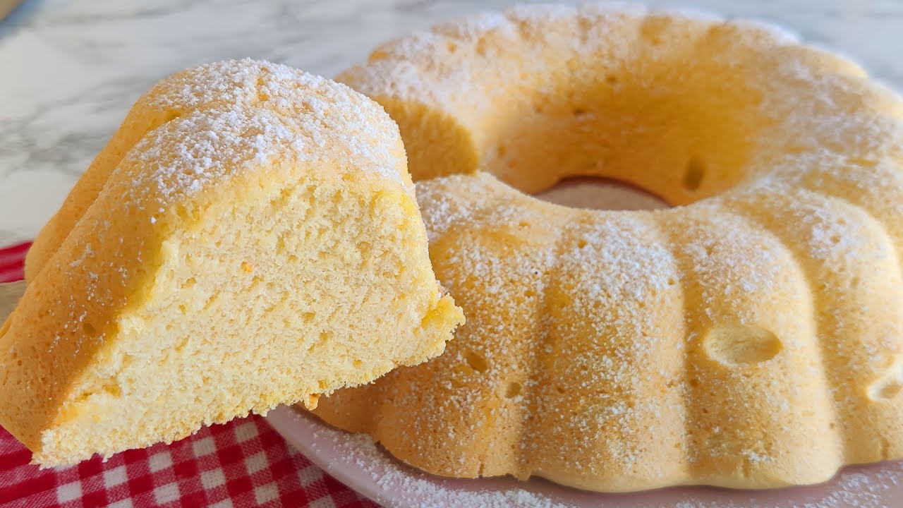 Sponge Cake You Can Make At Home! Pumpkin Sponge Cake Recipe!
