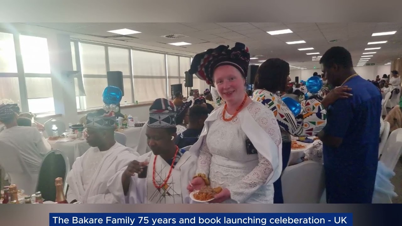 The 75th birthday and book launch of Chief Adewale Bakare, the Majekobaje of Bradford, UK Part 3
