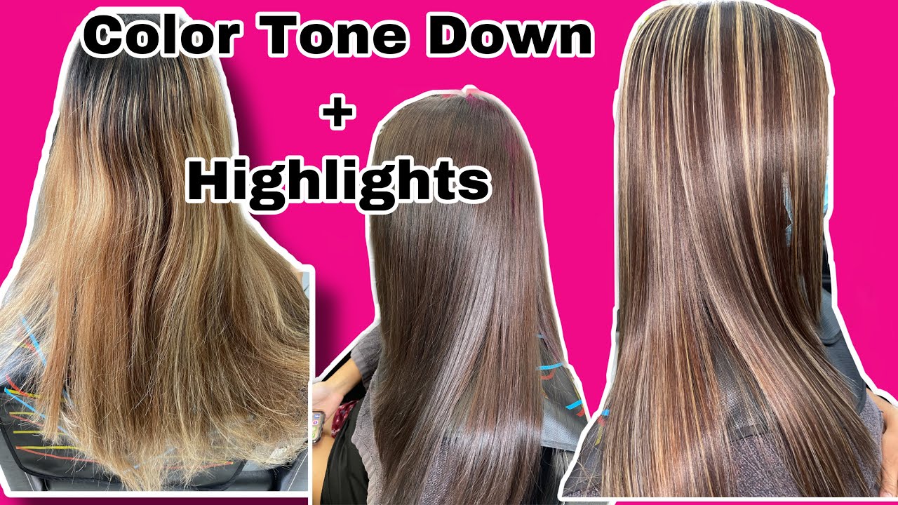 PAANO MAG COLOR TONE DOWN AT HIGHLIGHTS | COLOR AND HIGHLIGHTS TUTORIAL | Chading