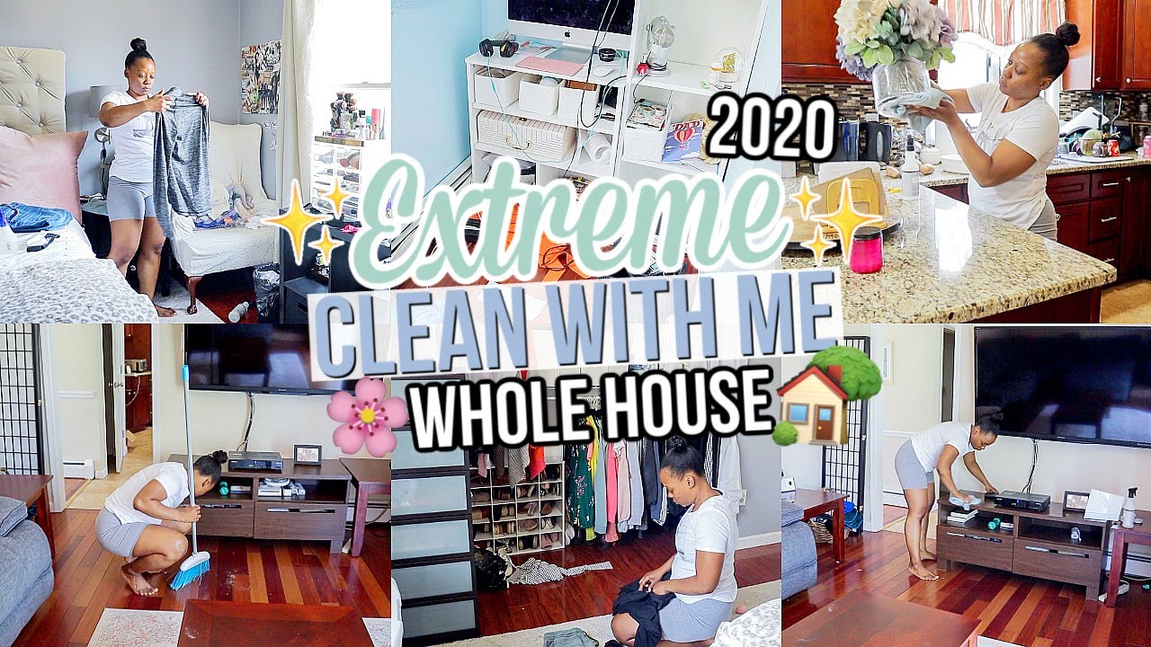 2020 EXTREME CLEAN WITH ME! ULTIMATE WHOLE HOUSE CLEANING MOTIVATION | REAL LIFE CLEANING Nia Nicole