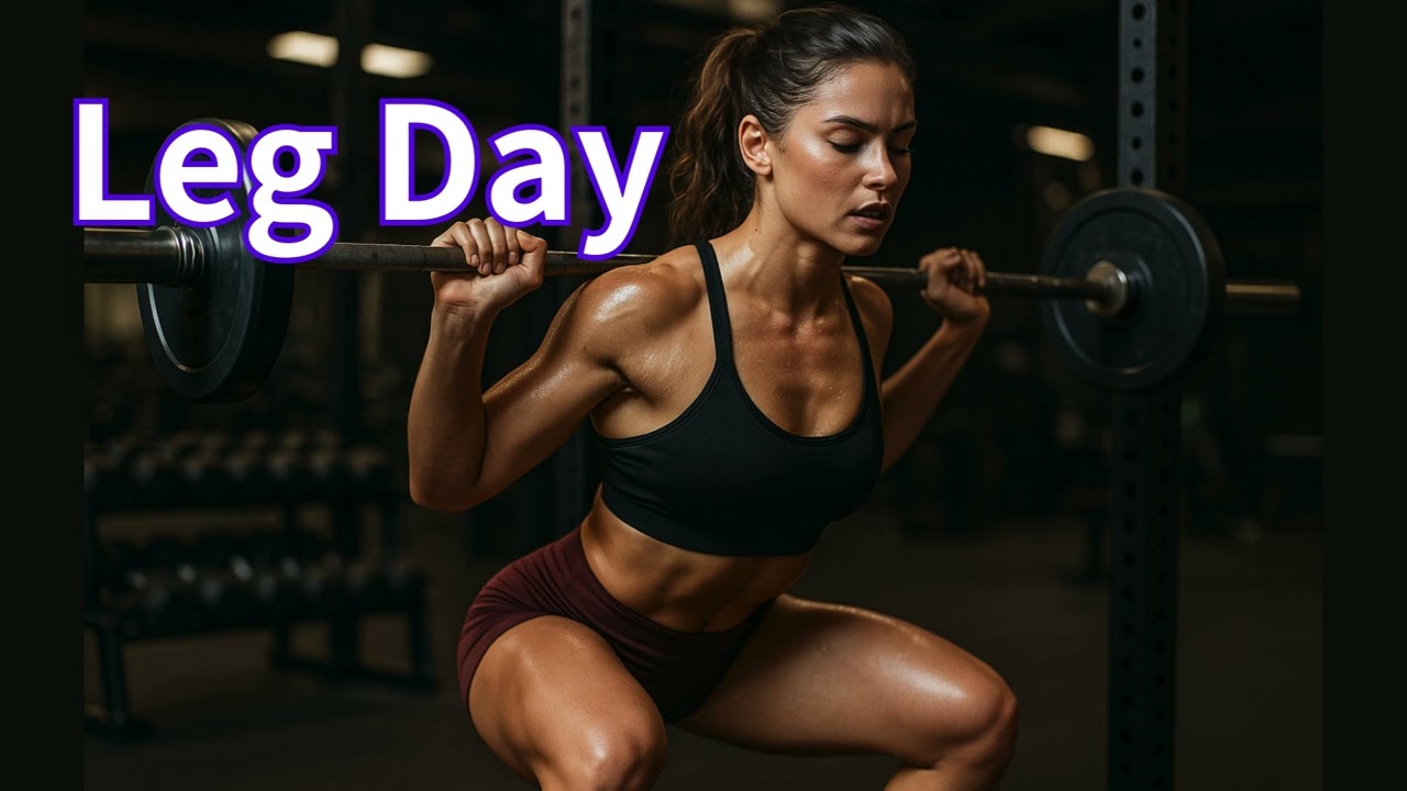 Leg Day Fury 3- Extreme Lower Body Workout Motivation 脚トレ