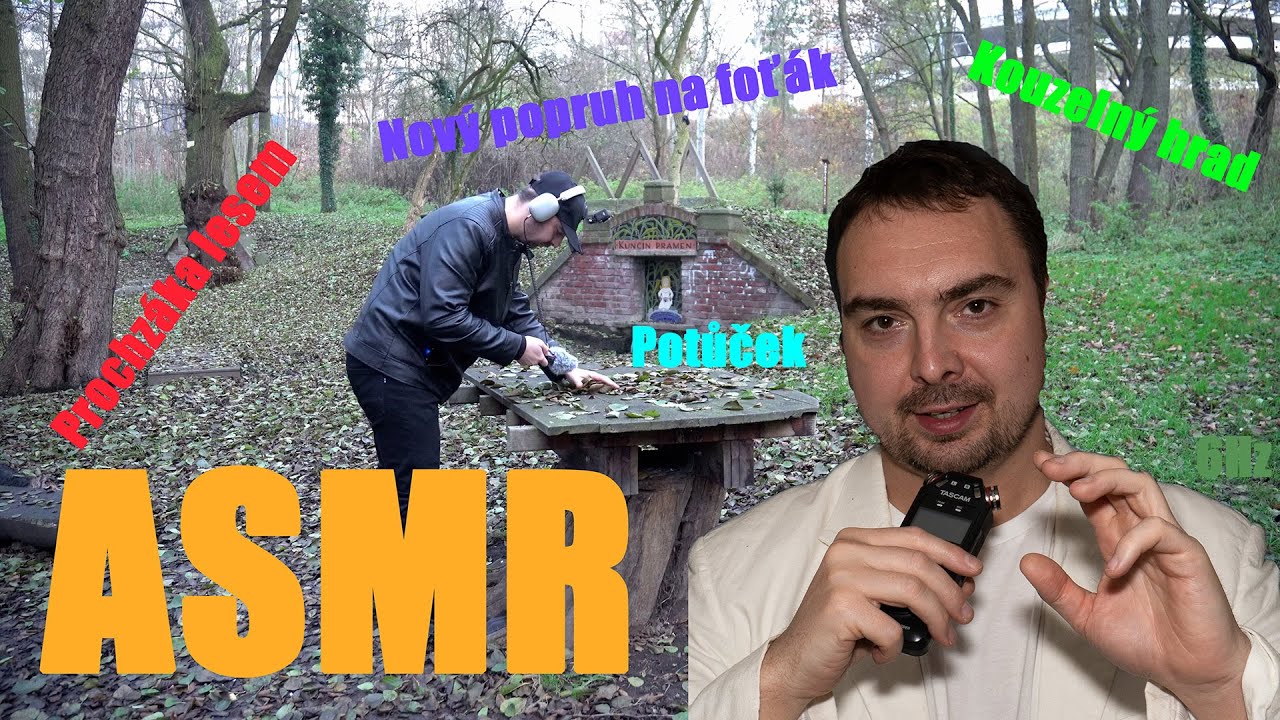 TOTO m&iacute;sto v Plzni tě usp&iacute; během minut 😴 | ASMR proch&aacute;zka lesem, mlha u Hradu Radyně