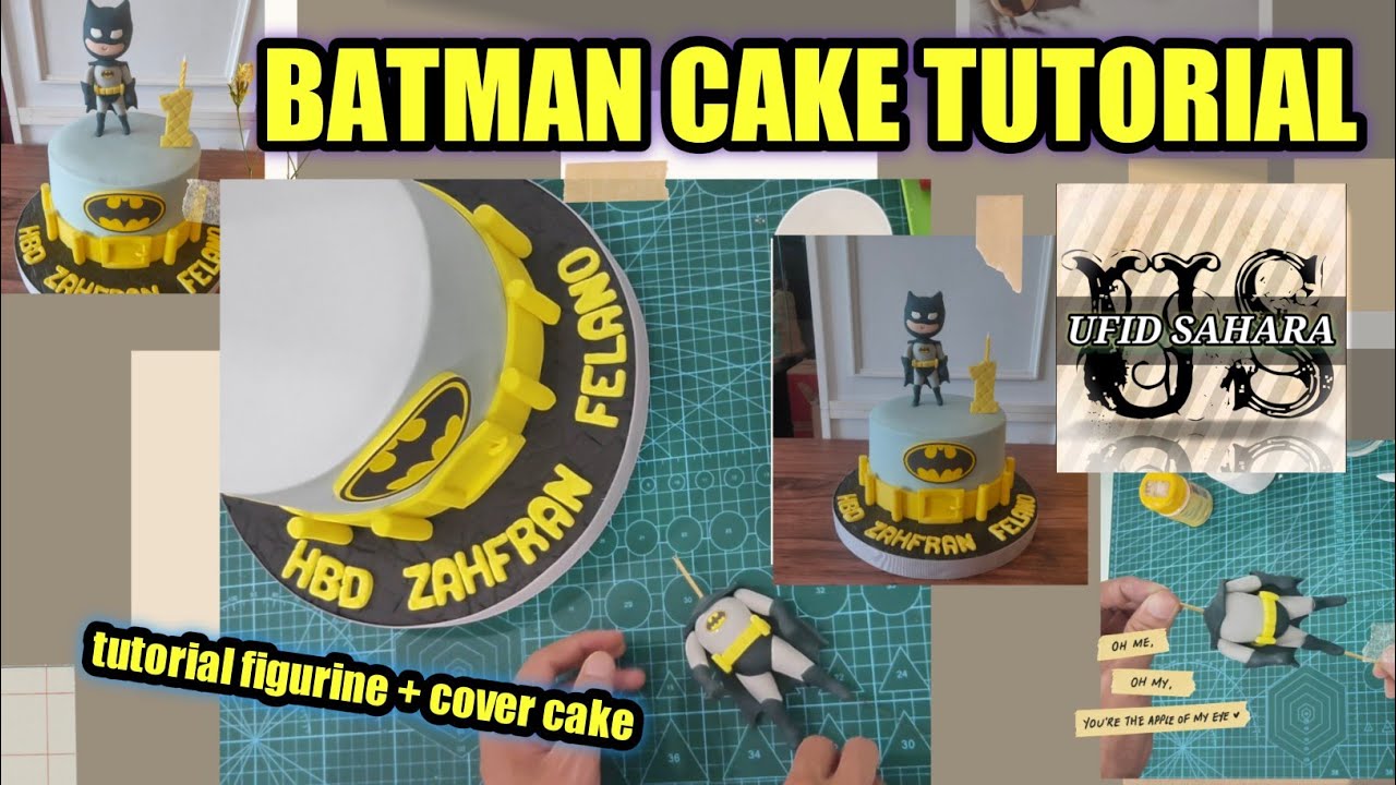 BATMAN CAKE TUTORIAL