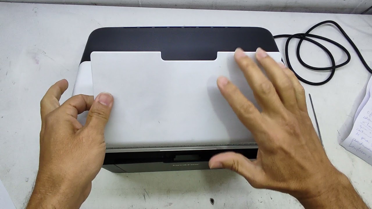 Como fazer o reset do toner da impressora  Brother HL 1202/1212/1112/1512.