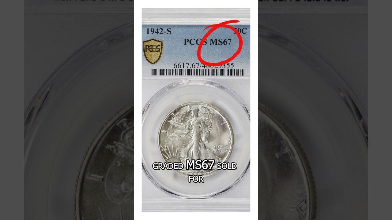 💰MEGA RARE 1942-S Walking Liberty Half Dollar Found - $70,500! | Top Grade Discovery 💎