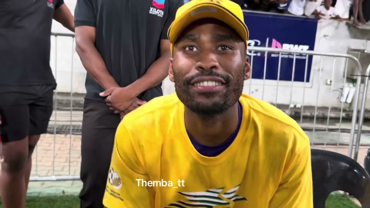 The fans in full voice at the Mbombela Stadium 