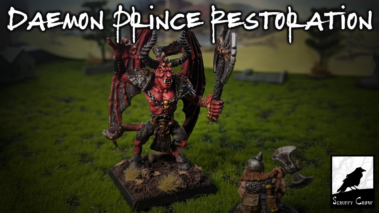 Lead Easy Restoration : Retro Games Workshop Citadel Daemon Prince