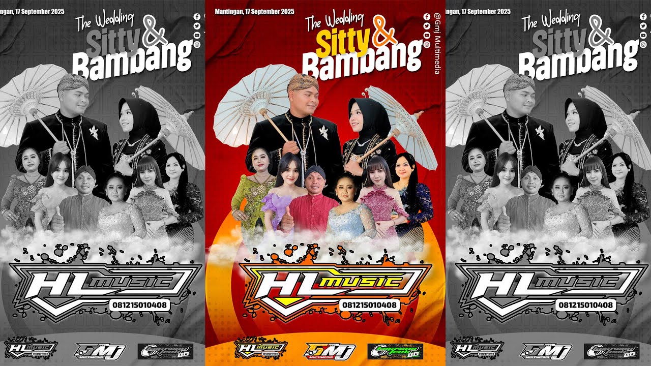 🔴 LIVE CAMPURSARI HL MUSIC - BG AUDIO SOUNDSYSTEM - GMJ MULTIMEDIA || WEDDING BAMBANG & SITTY