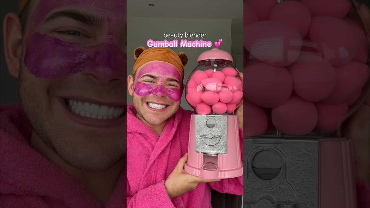 beauty blender gumball machine 😱 #beautyblender #beauty #makeup
