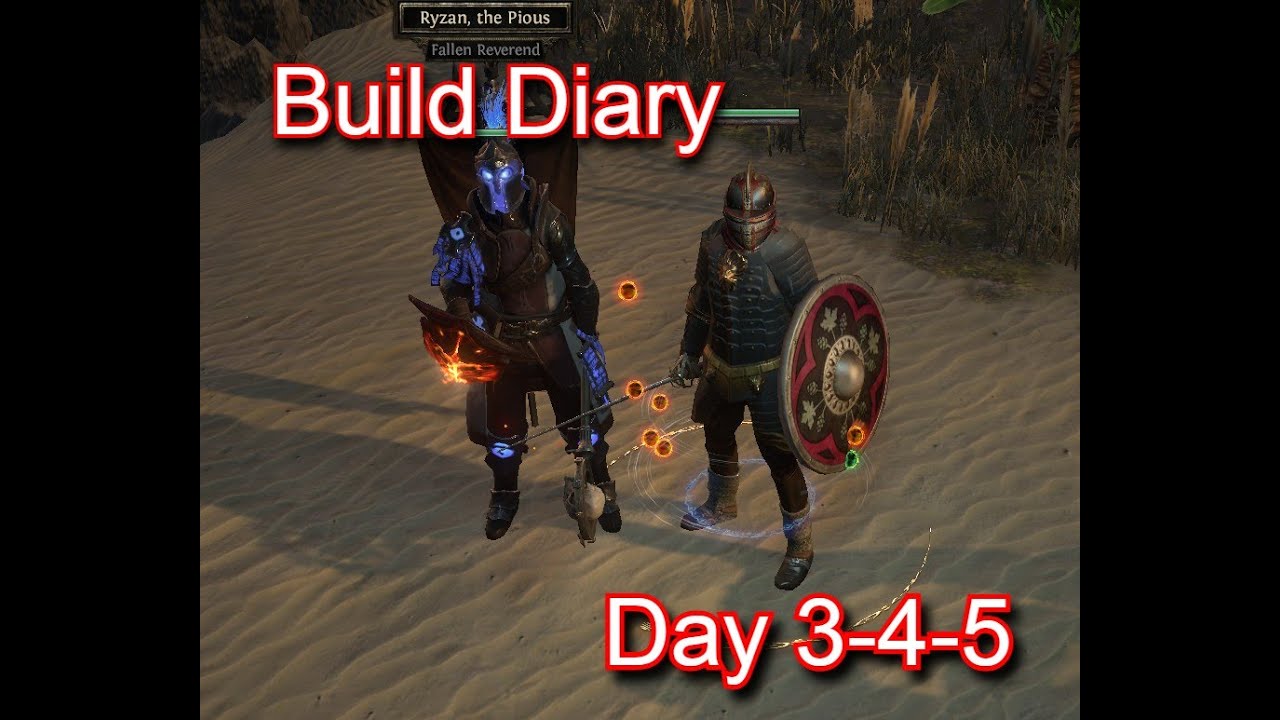 Build Diary Day 3 4 5 | 3.26 | Smite General's Cry / Blade Flurry Secrets of the Atlas | with EN sub