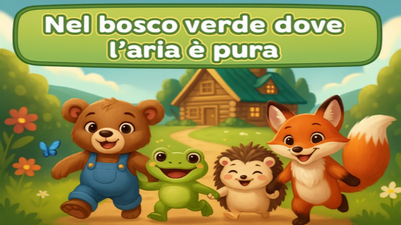 L'Orsacchiotto e il Girotondo dell'Amicizia 🤝 Canzone per Bambini | Le Melodie dell'Orsetto