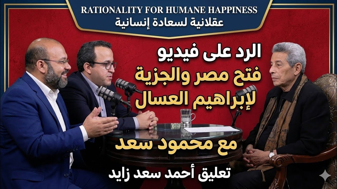 رد على فيديو فتح مصر والجزية  لإبراهيم العسال مع الإعلامي محمود سعد 