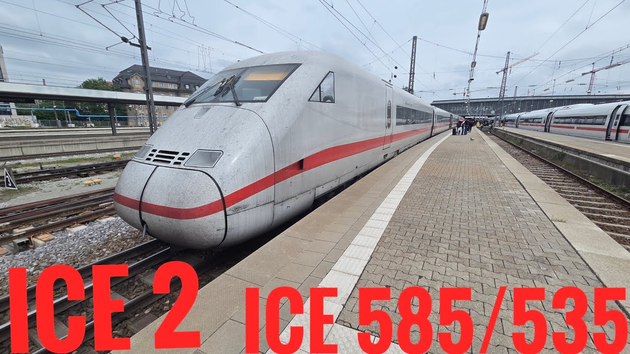 Mitfahrt ICE 585/535 (ICE 2)von Kassel Wilhelmshöhe nach München Hbf