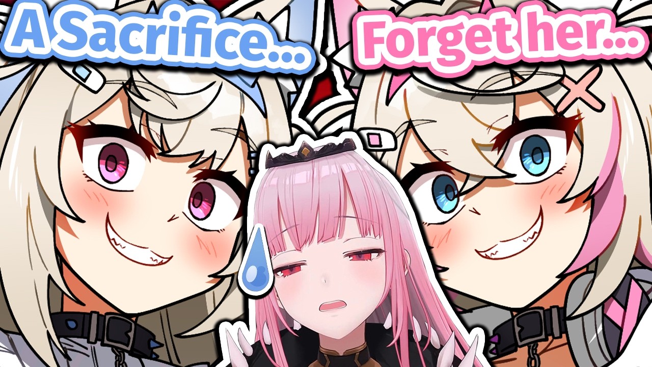 Fuwawa and Mococo Backstab Each Other Just To Date Calli