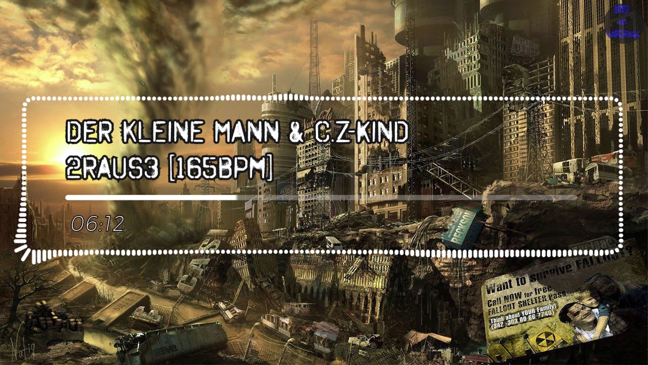 Der kleine Mann & C.Z-KiND - 2RAUS3 [165Bpm] | HARDTEKK | [HD]