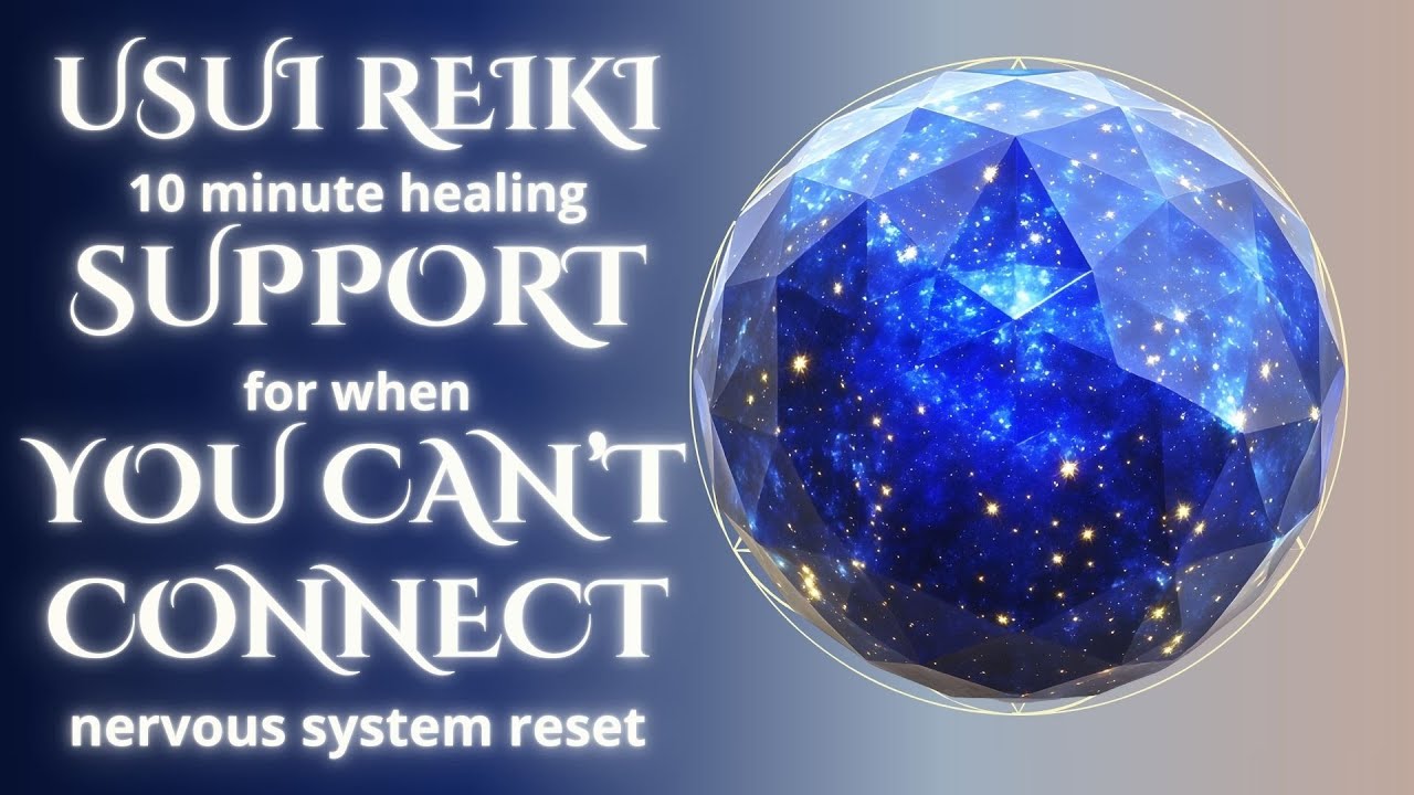 Support for When You Feel Detached | Usui Reiki for Nervous System Support (10 Minutes)
