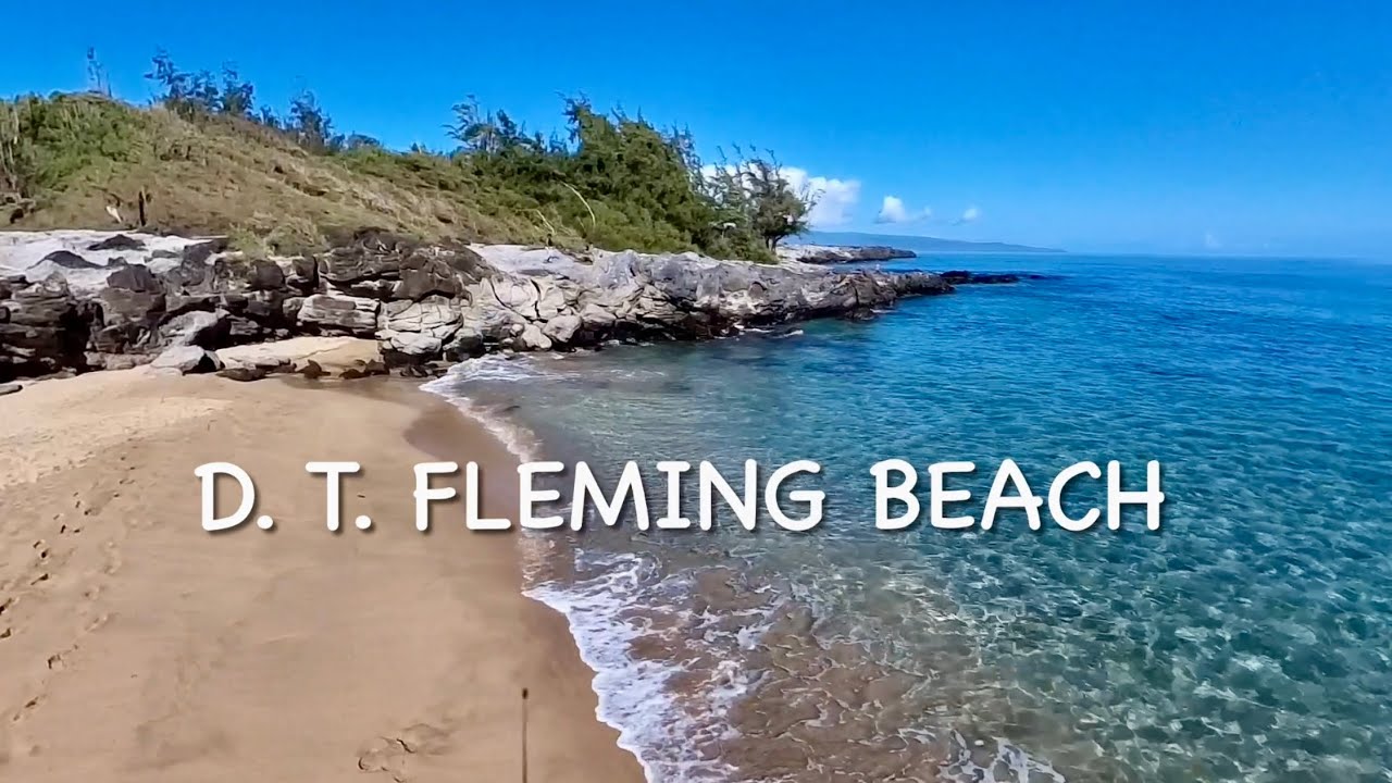 Maui, Hawaii 🏖️ D. T. Fleming Beach morning walk with insta360 x3 🎥 #beachwalker