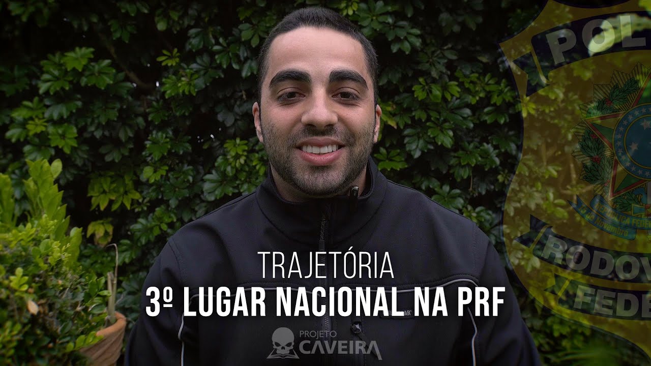 Um ano de estudo focado na PRF e conseguiu o 3º lugar Nacional