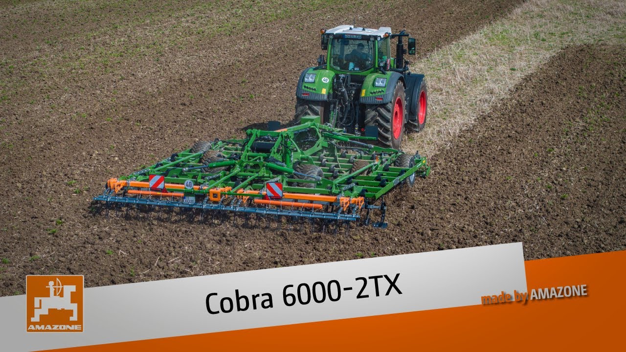 Cobra 6000-2TX mit Doppelstriegel – Fendt Vario 936 | AMAZONE