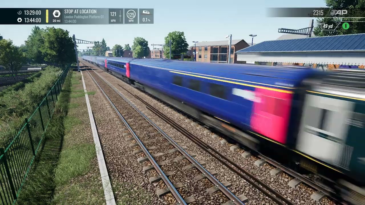 Train sim world GWE remaster Reading to Paddington Class 43 HST