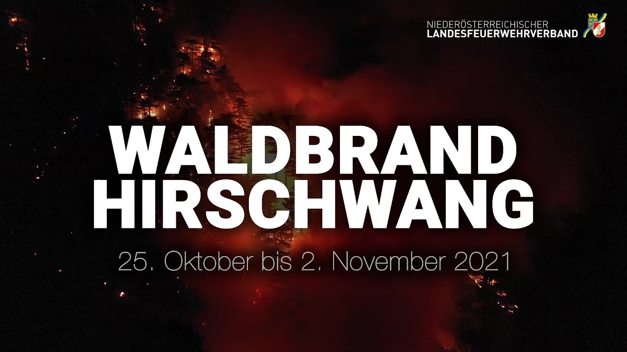 Hirschwang - R&uuml;ckblick 1-Jahr Waldbrand Hirschwang