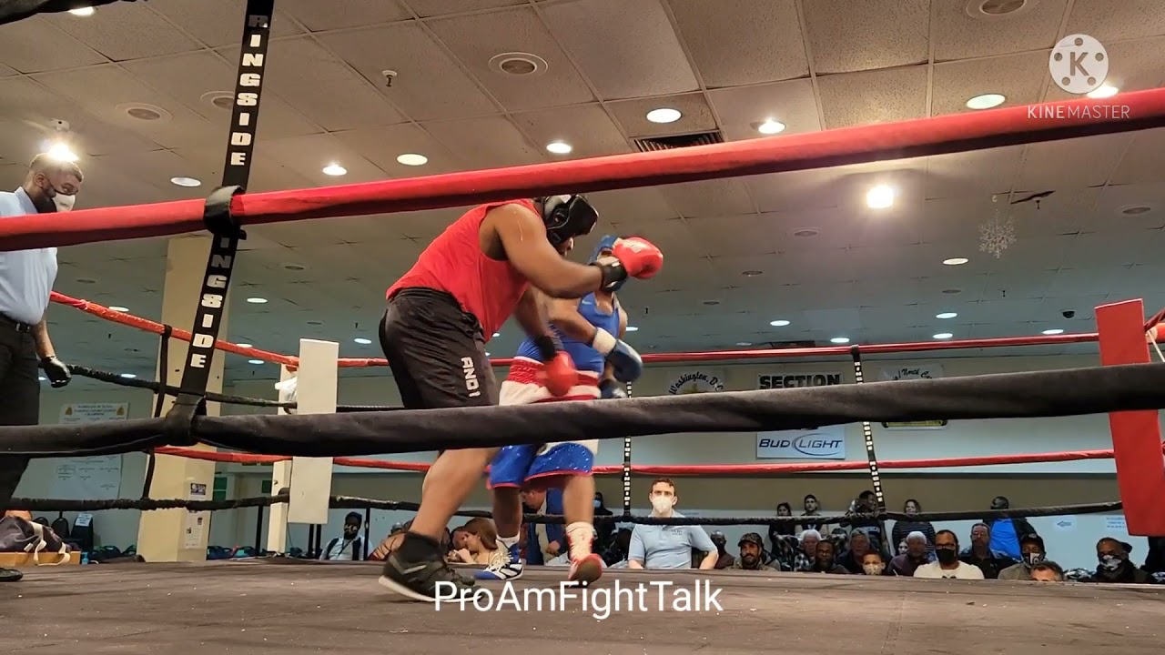 201+ Pound Amateur Boxer Gets Knocked Out Cold