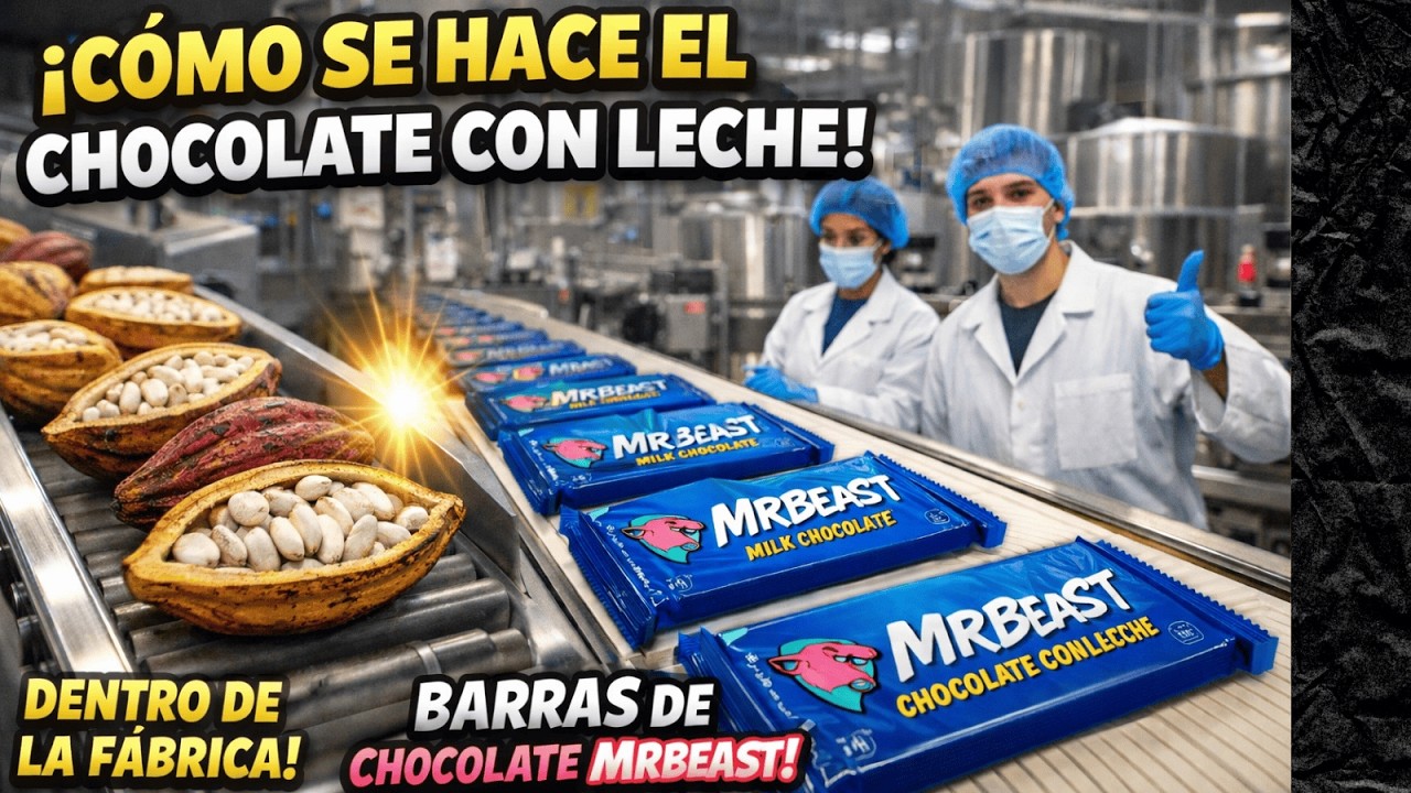 Cómo Se Hace el Chocolate con Leche — El Increíble Proceso Industrial Que Nadie Te Muestra